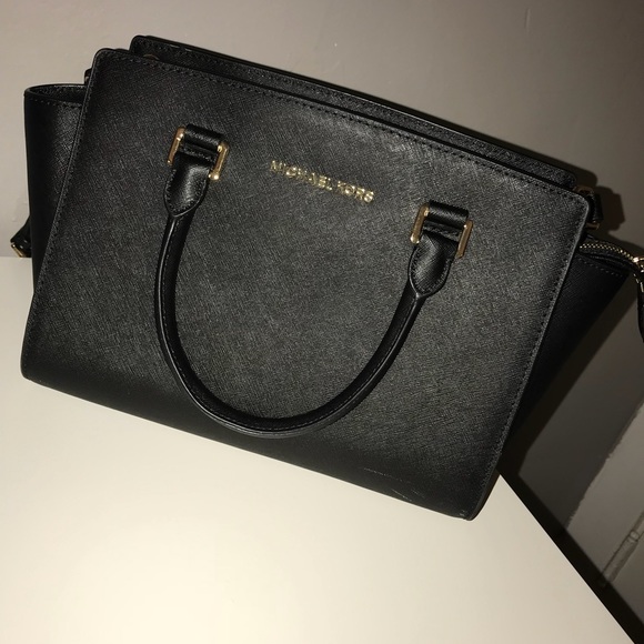 Selma Saffiano Leather Satchel - Picture 2 of 8